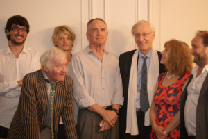 Senior officials and sympathizers of the PNL with Jared Taylor and his fiancée